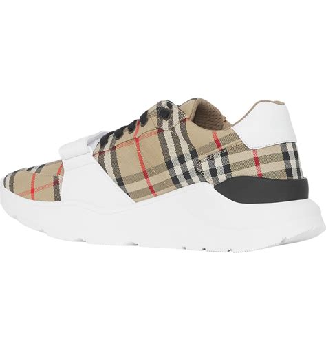 Burberry New Regis Check Sneaker (Men) 